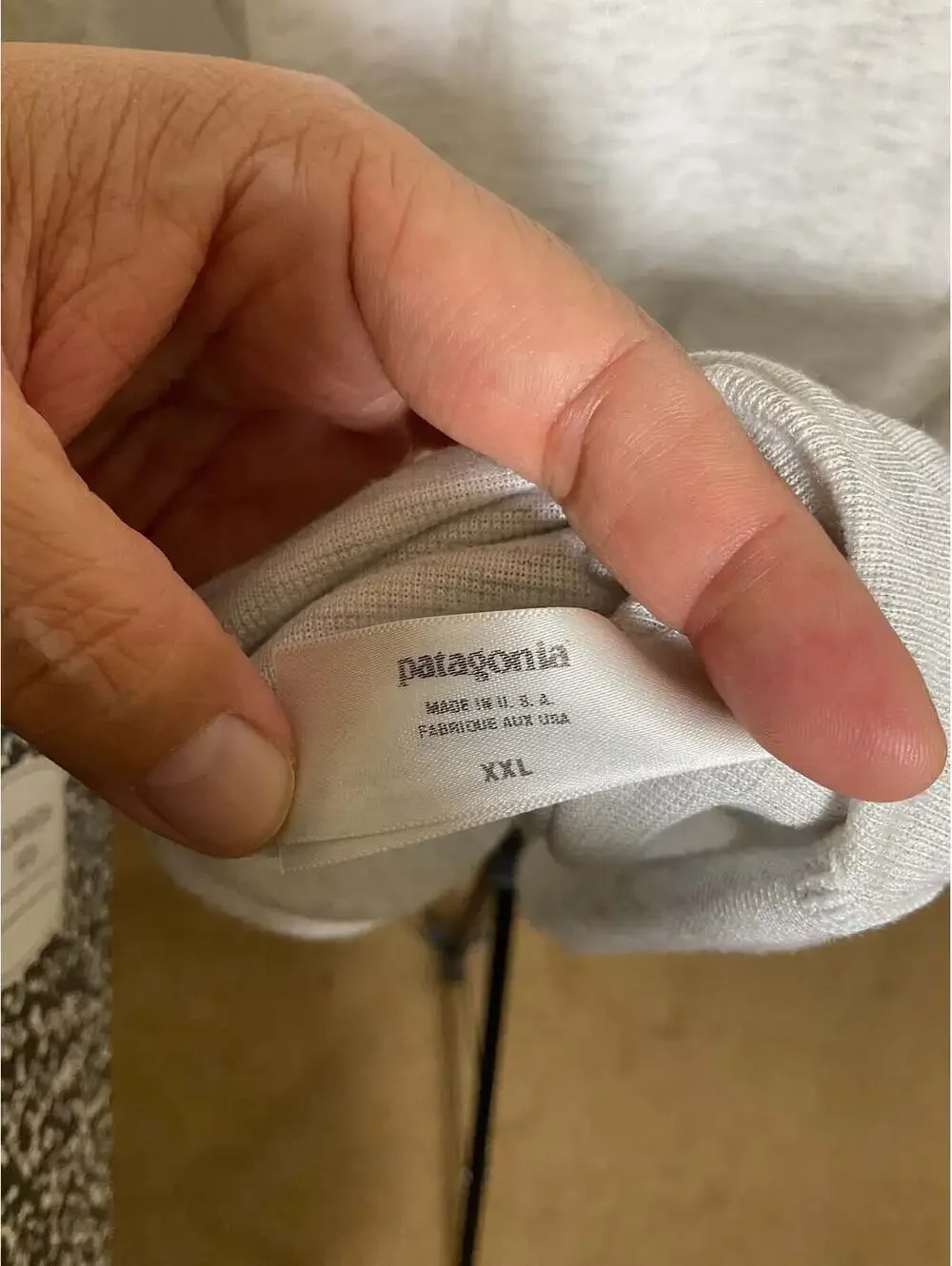 Patagonia Capilene Long Sleeve Base Layer Shirt Size XXL Gray Heather